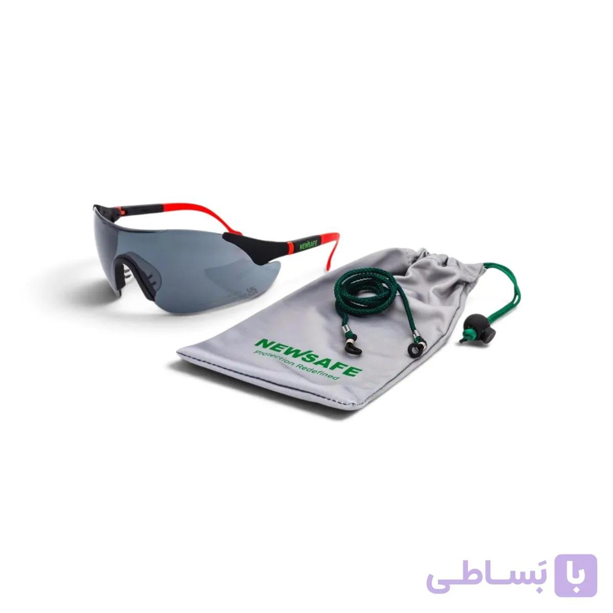 عینک ایمنی نیوسیف مدل Astra آسترا (دودی) — تصویر 1