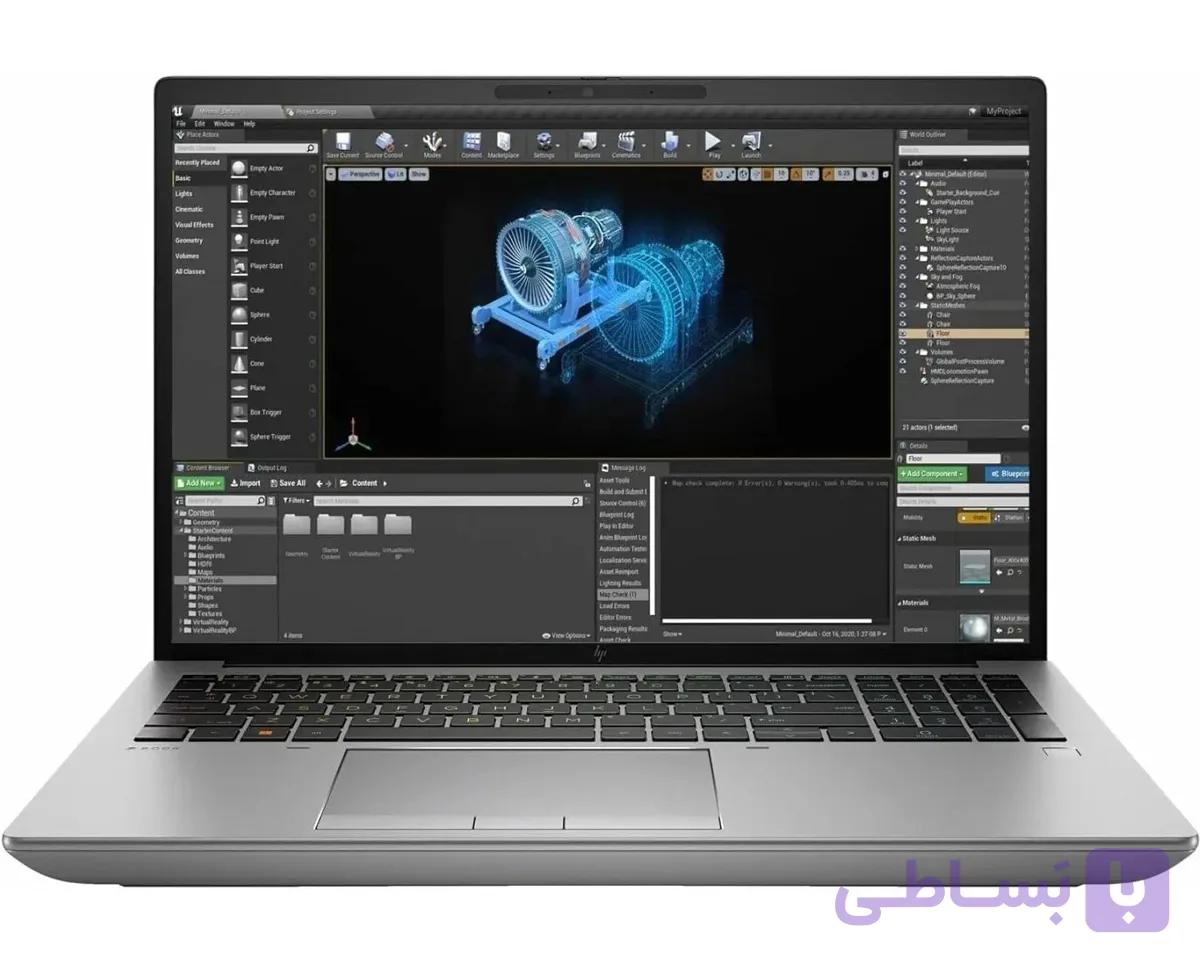 لپ تاپ اچ‌پی ZBook Fury 16 G10 پردازنده i9 حافظه ۵۱۲ گیگابایت SSD رم۱۶ گیگابایت گرافیک RTX A2000 — تصویر 1