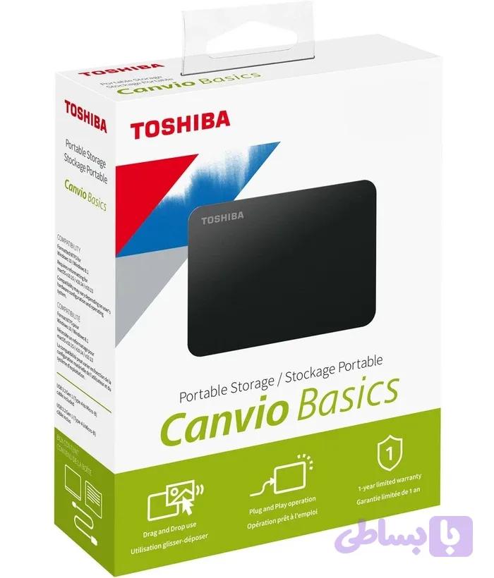 هارد اکسترنال توشیبا Canvio Basic ظرفیت ۵۰۰ گیگابایت( با گارانتی ۶ماهه)