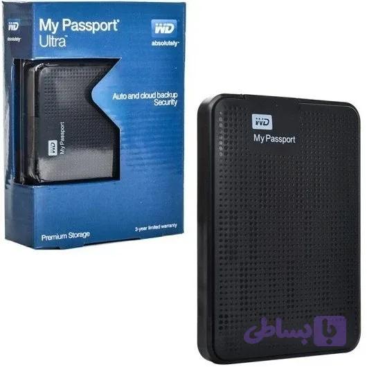 حافظه اچ دی دی اکسترنال وسترن دیجیتال مدل My Passport Ultra ظرفیت 1 ترابایت(با گارانتی ۶ماهه)