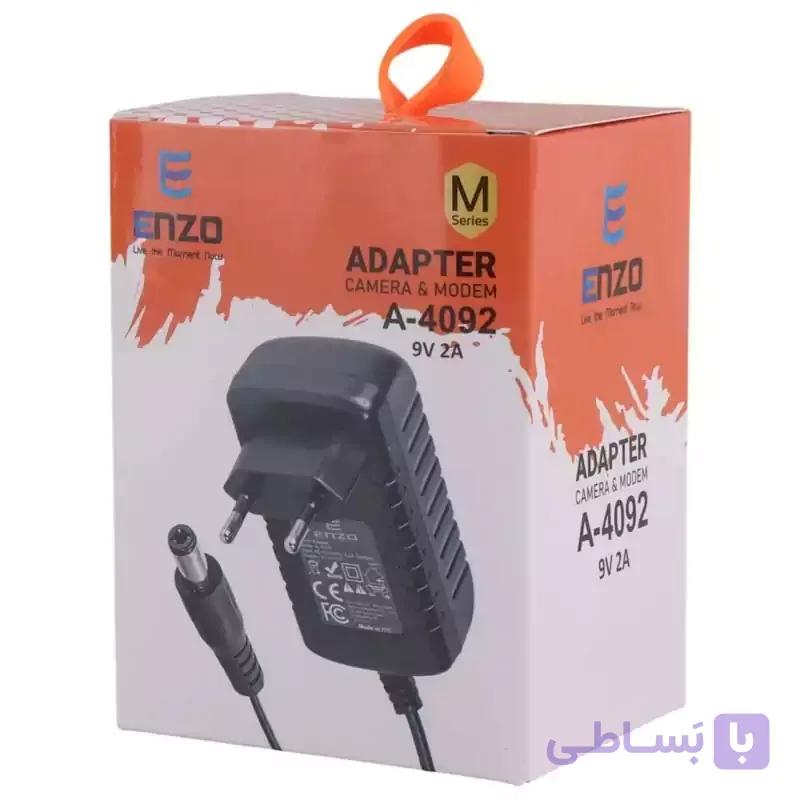 آداپتور 9 ولت 2 آمپر انزو ENZO A-4092 — تصویر 1
