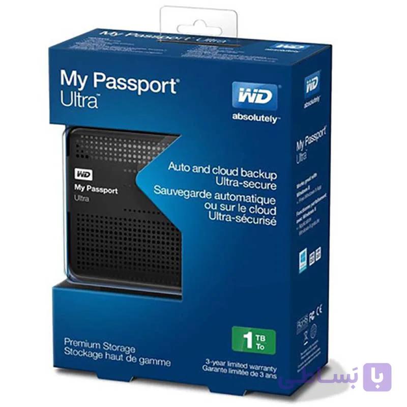 باکس هارد 2.5 اینچ USB3 وسترن دیجیتال مدل MY Passport Ultra پک آبی — تصویر 1