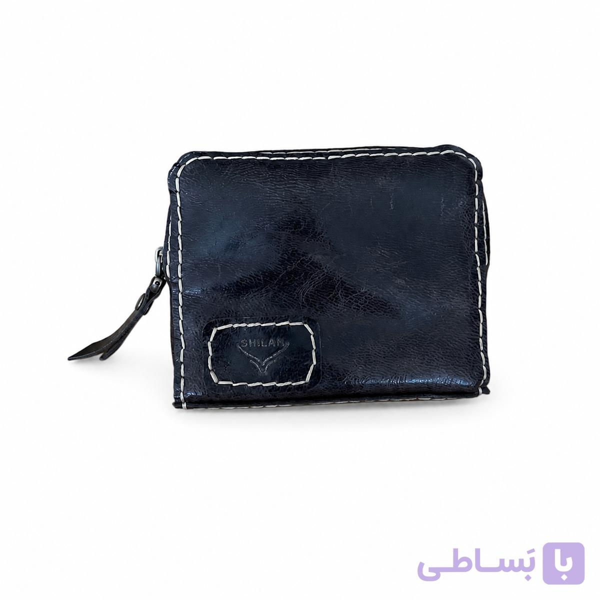 جاکارتی و کیف پول چرمی دست‌دوز مدل غنچه | چرم طبیعی |گالری چرم شیلان — تصویر 1