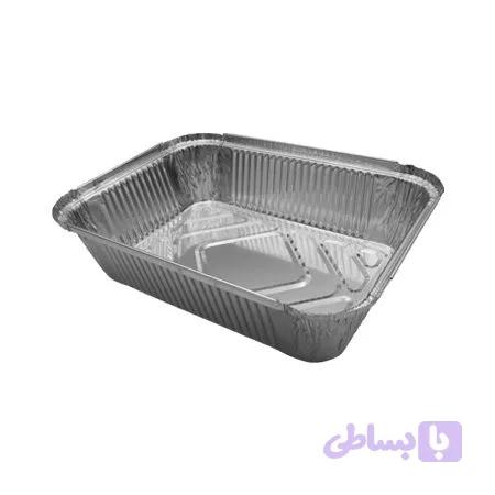 ظرف یکبار مصرف آلومینیومی تک پرس 40 میکرون