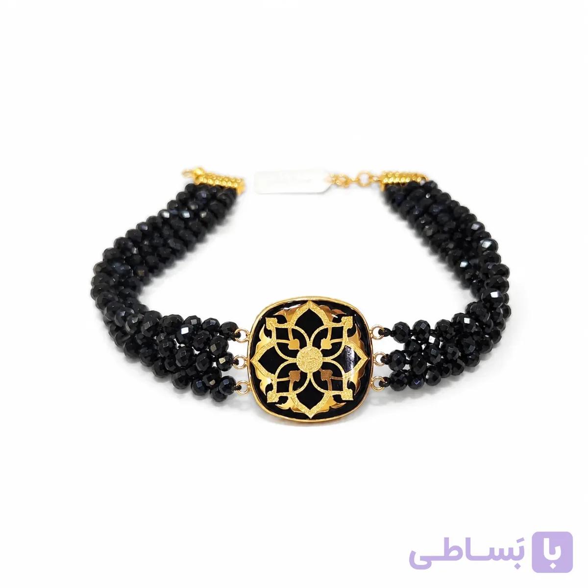 گردنبند مربع اونيکس شمس — تصویر 1