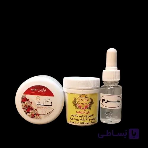 کرم لیفت کننده صورت دست سازگیاهی — تصویر 1
