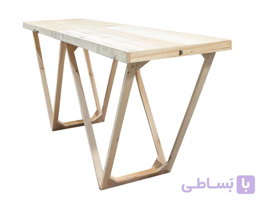 میز کاغذ دیواری چوبی عرض 70 — تصویر 1