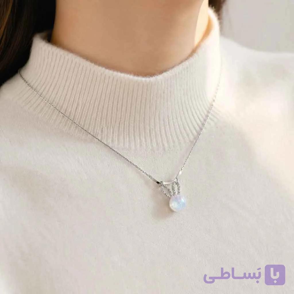 گردنبند Stainless Steel مدل خرگوش جواهری