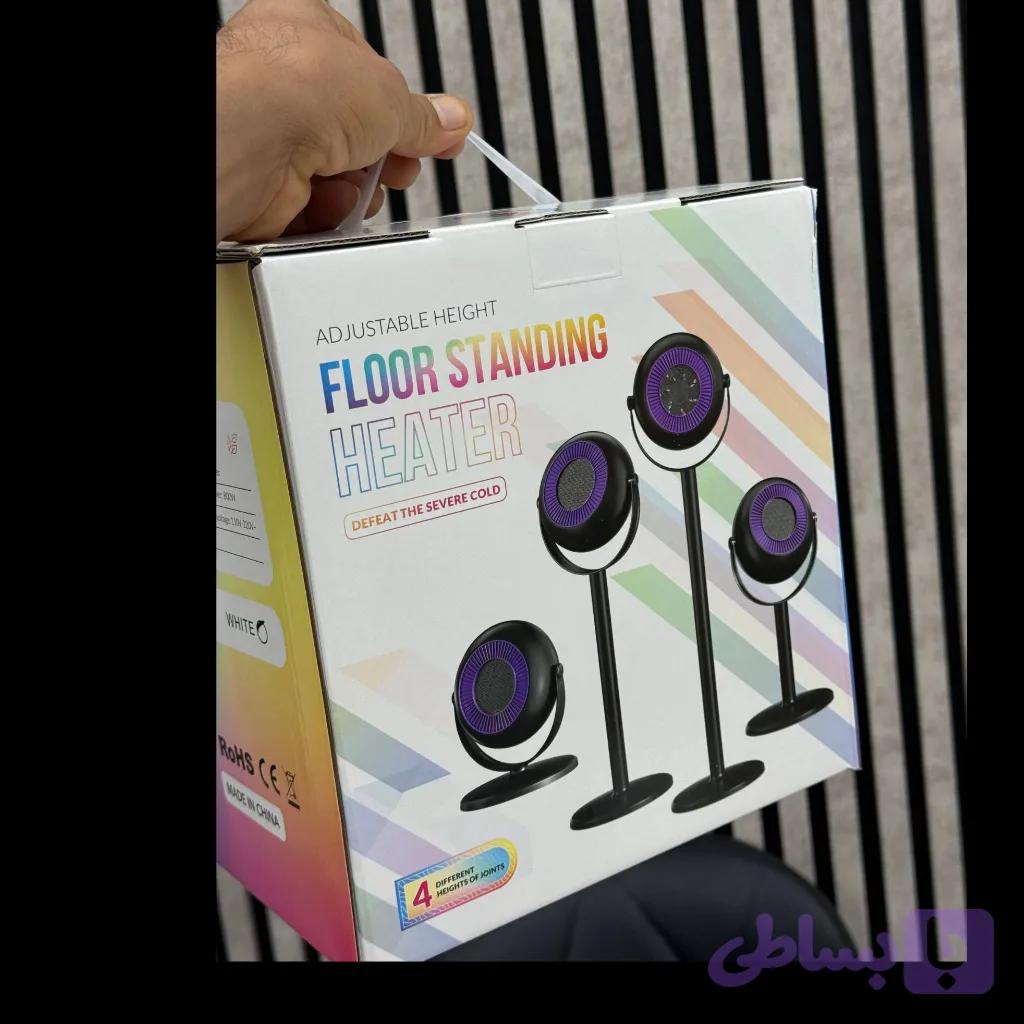 بخاری برقی چند منظوره و ایستاده با قابلیت تنظیم ارتفاع (Floor Standing Heater) — تصویر 1