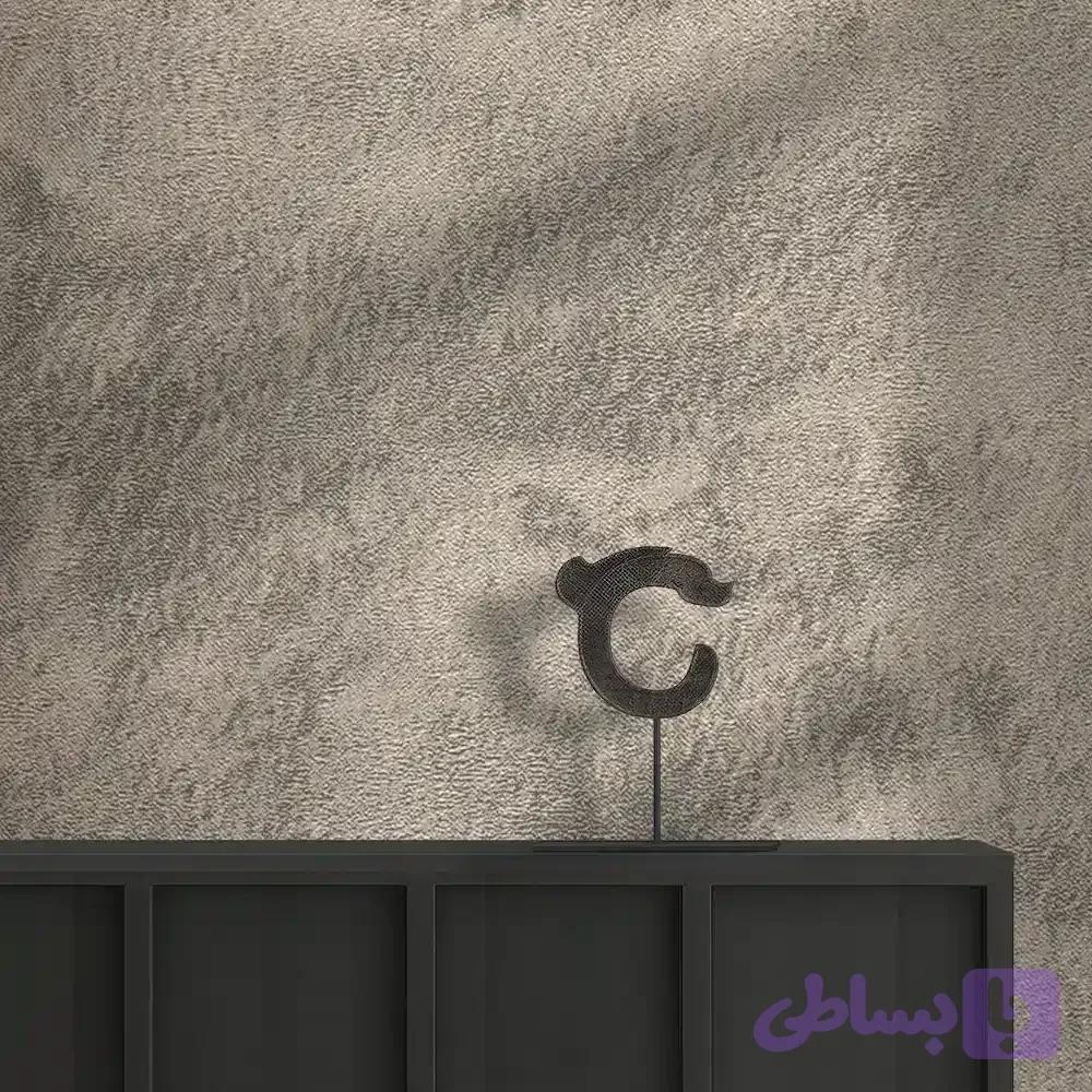 کاغذ دیواری طرح پتینه نقره‌ای کد ۱۱۰۹۷ — تصویر 1