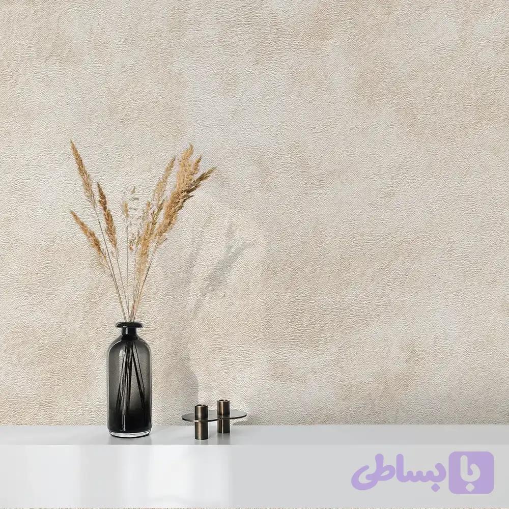 کاغذ دیواری طرح پتینه کرم کد ۱۱۰۹۹ — تصویر 1