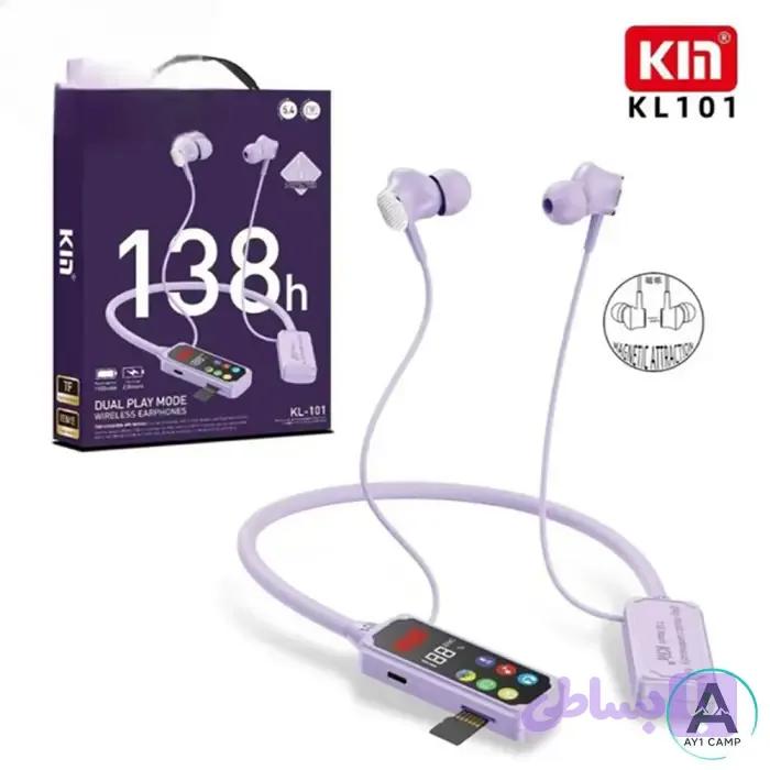 هدفون گردنی رم خور کیم مدل KL101