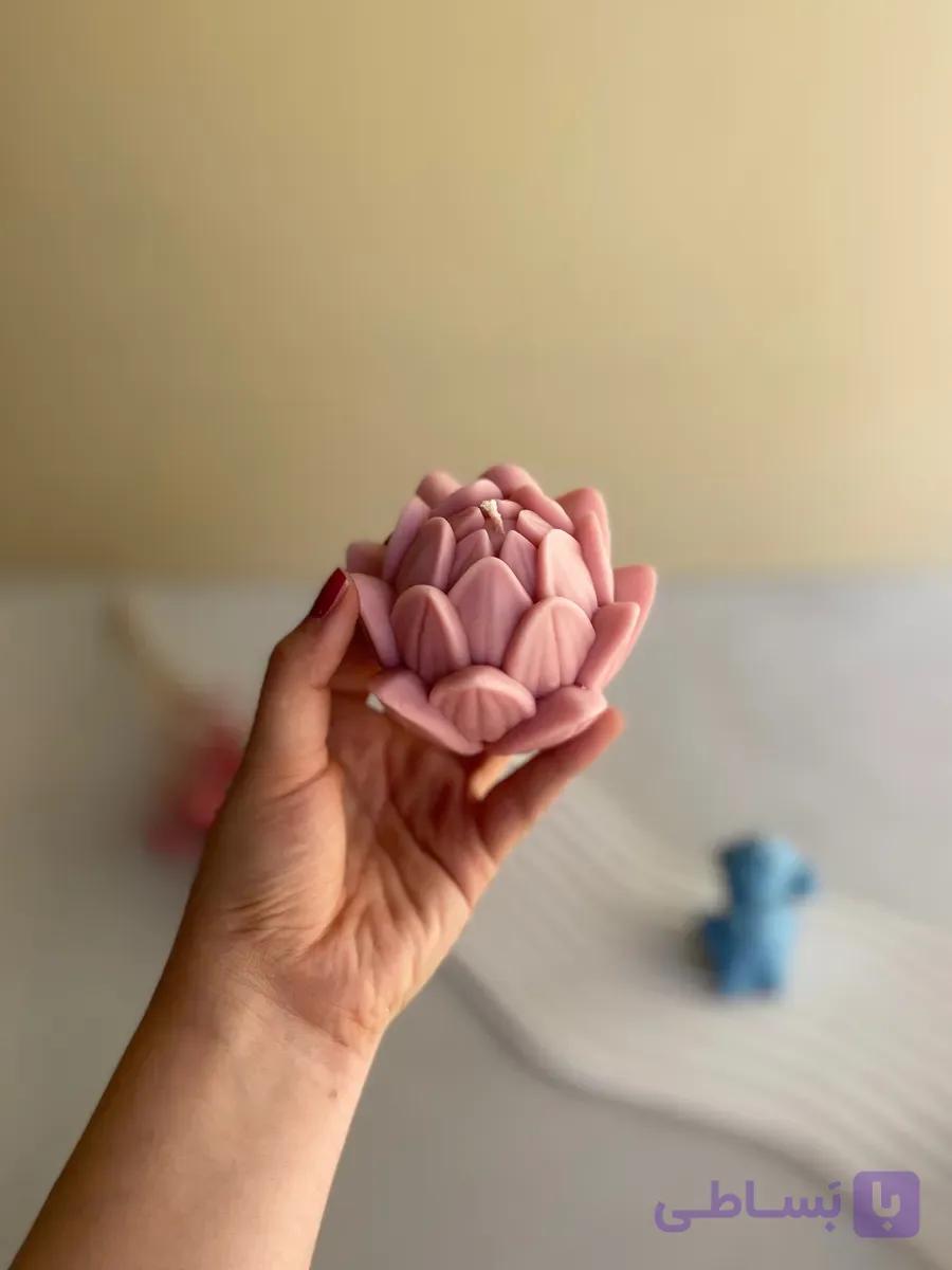 شمع لوتوس (گل نیلوفر آبی) — تصویر 1