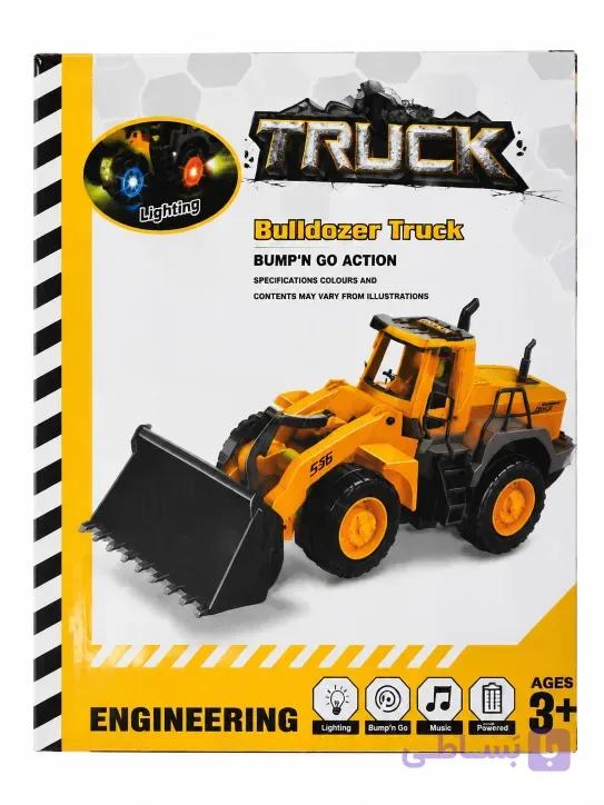 لودر اسباب بازی موزیکال چراغ دار مدل Bulldozer Truck YF3100B