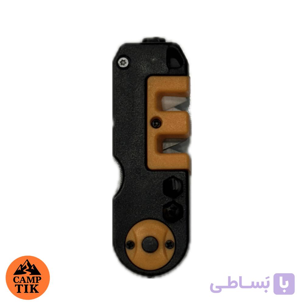 چاقو تیزکن چندکاره کمپینگ و سفری — تصویر 1