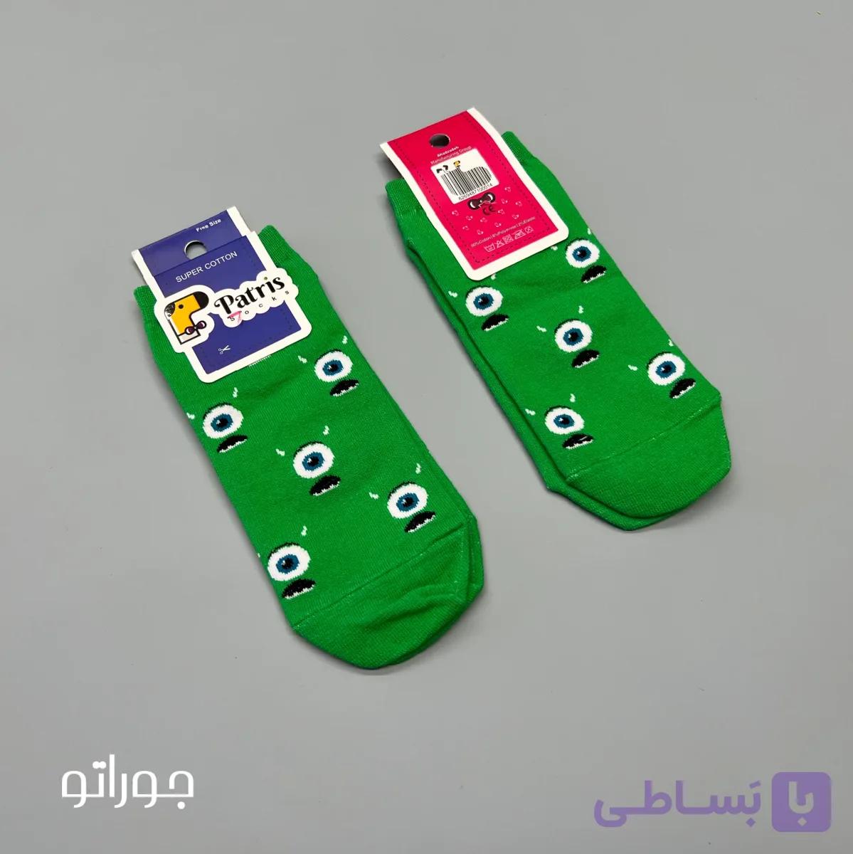 جوراب مچی نخ پنبه پاتریس مدل مایک