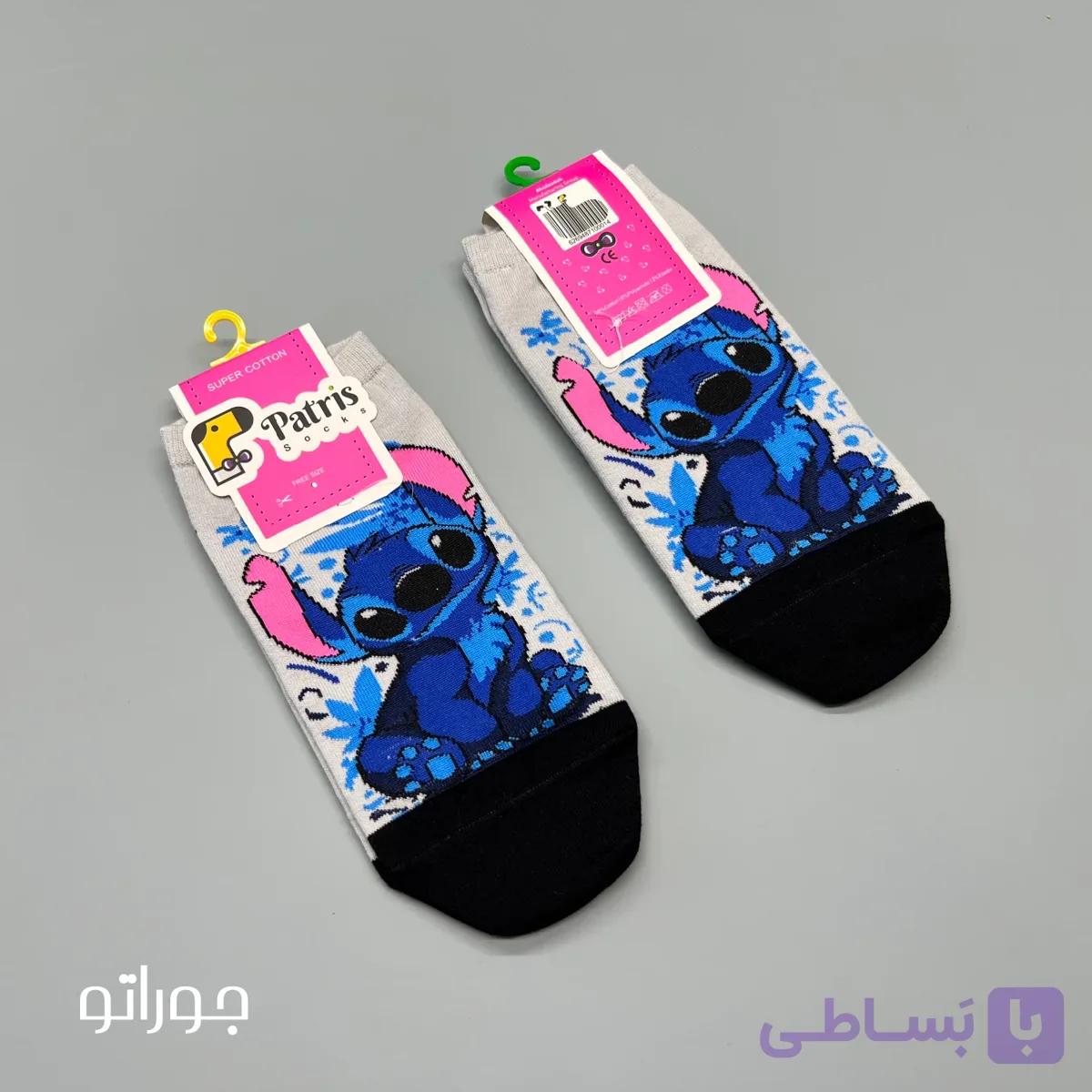 جوراب مچی نخ پنبه پاتریس مدل استیج تا به تا