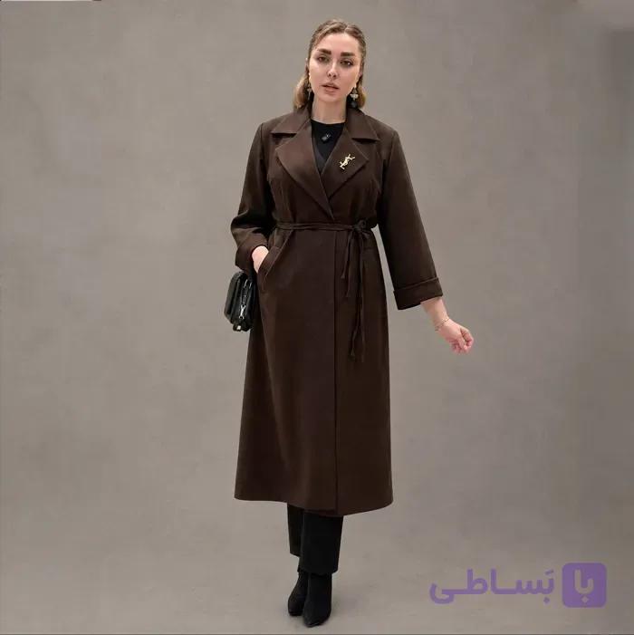 مانتو پاییزه زنانه کرپ بزیاق گرم دار – خرید فری سایز از بو تیک