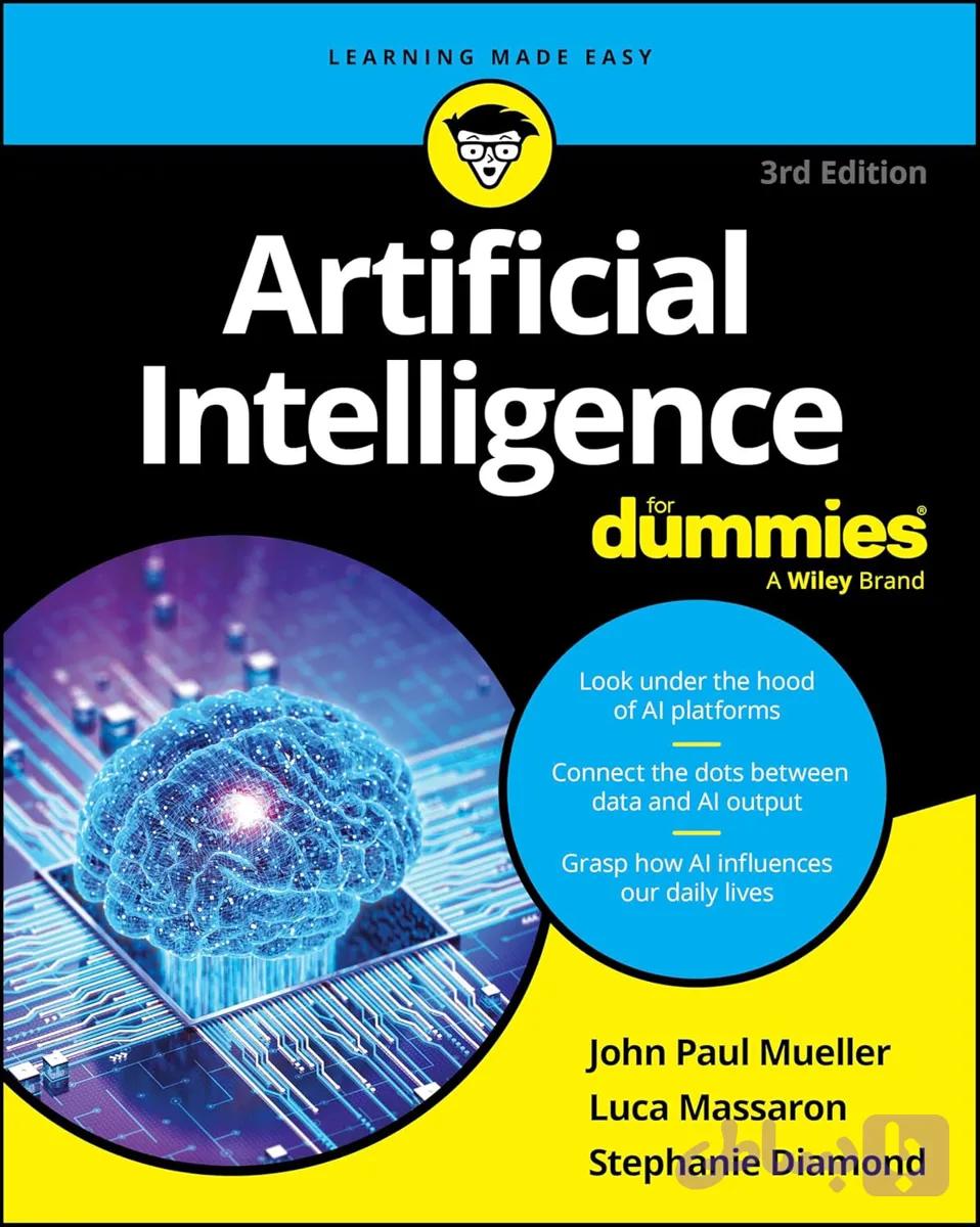 کتاب Artificial Intelligence For Dummies نسخه انگلیسی PDF | John Paul Mueller