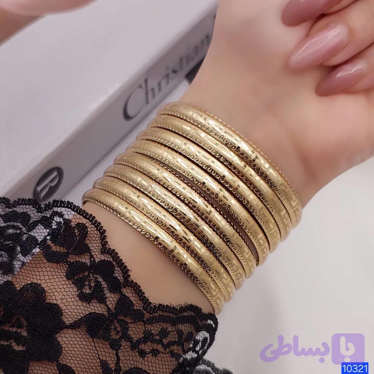 النگو طلاروس طرح ورساچه کد10321 — تصویر 1