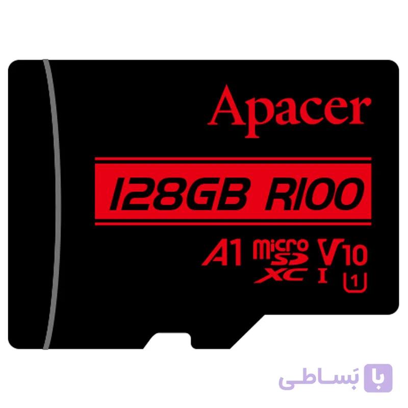 رم میکرو 128 گیگ اپیسر Apacer Rioo A1 V10 U1 100MB/s — تصویر 1