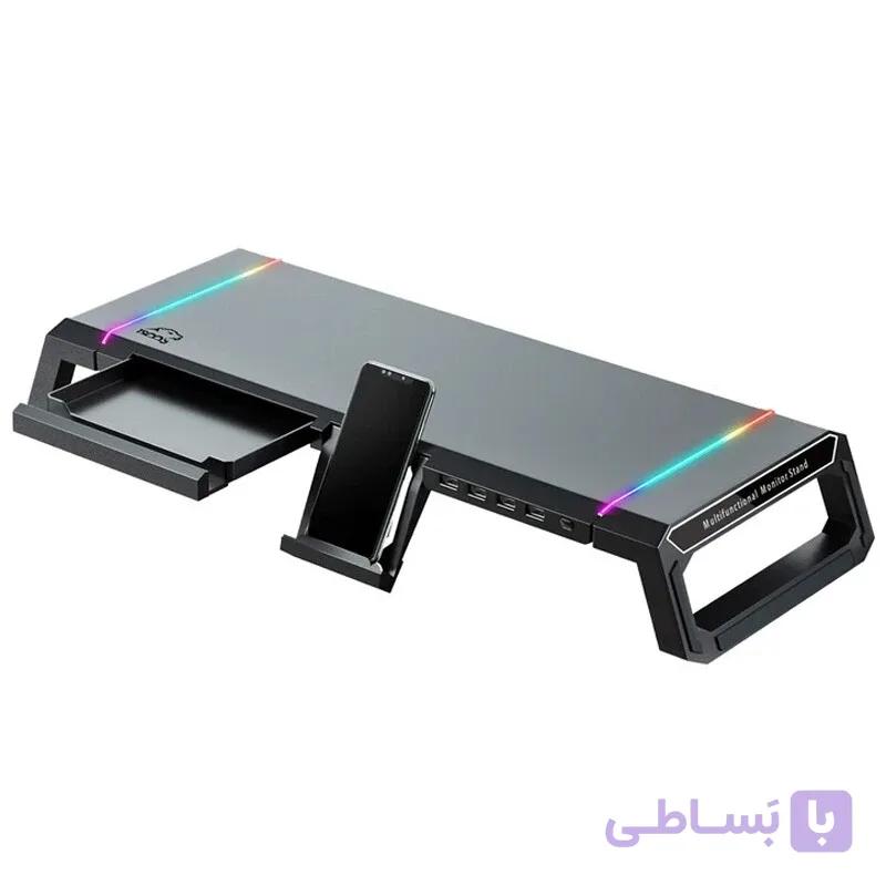 پایه زیر مانیتوری و هاب 4 پورت USB تسکو GMS 2034 — تصویر 1