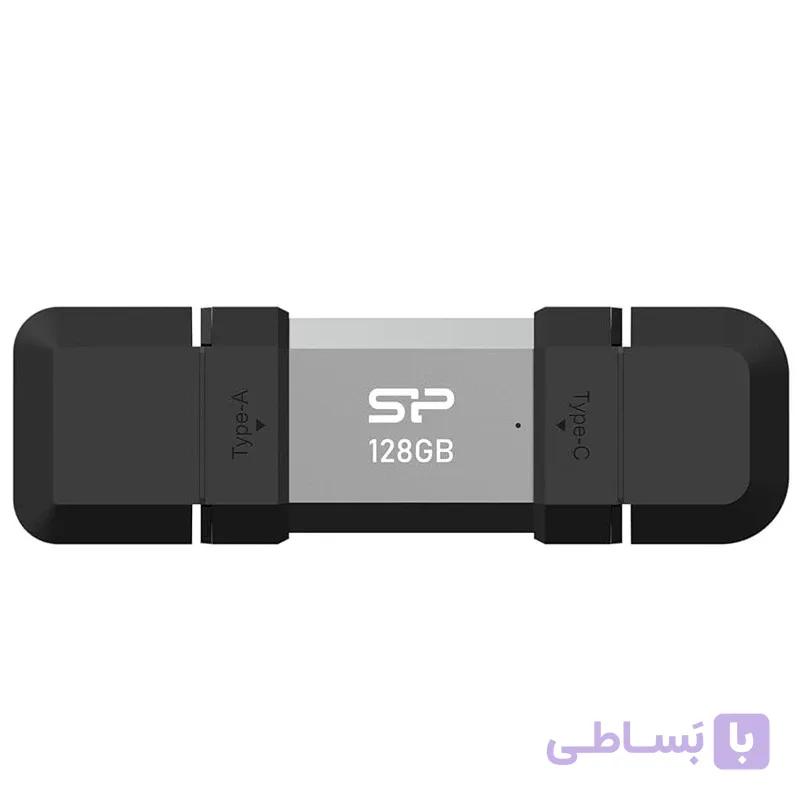 فلش 128 گیگ سیلیکون پاور Silicon Power Mobile C51 OTG Type-C USB3.2 — تصویر 1