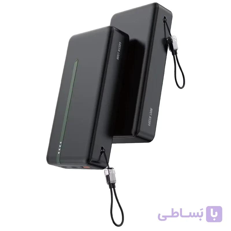 پاور بانک فست شارژ گرین لاین Boston GL-PX34 GNBOS20KPBBK QC3.0 PD 20W ظرفیت 20000 میلی آمپر ساعت — تصویر 1