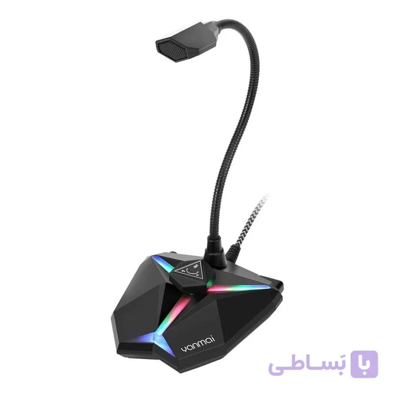 میکروفون رومیزی گیمینگ Yanmai G35 — تصویر 1