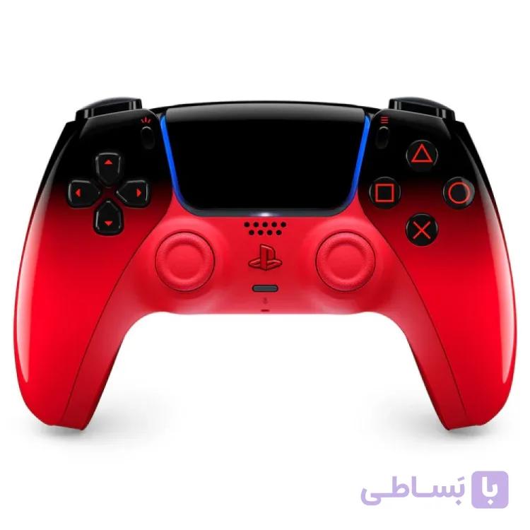 دسته PS5 مدل DualSense – قرمز مشکی Techno Red — تصویر 1
