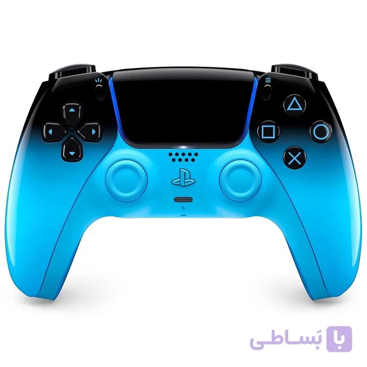 دسته PS5 مدل DualSense – آبی مشکی Rhythm Blue — تصویر 1