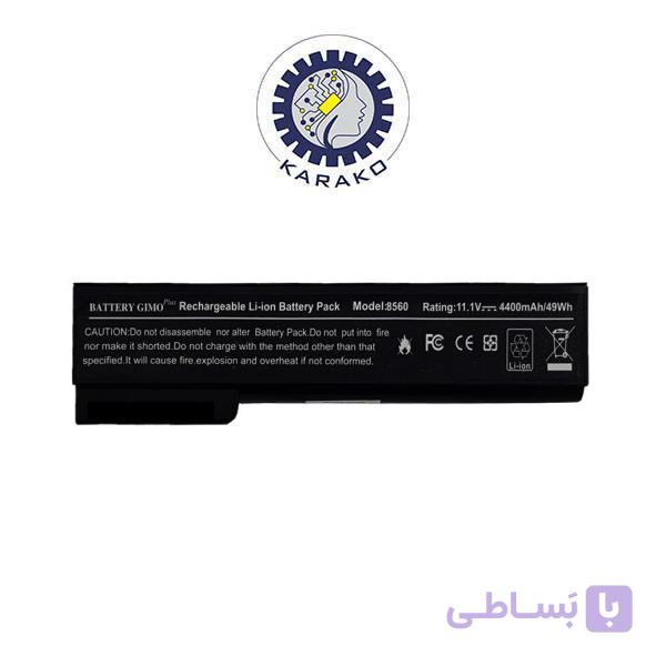 باتری لپ تاپ اچ پی HP EliteBook 8460 6-Cell ظرفیت 4400 میلی آمپر