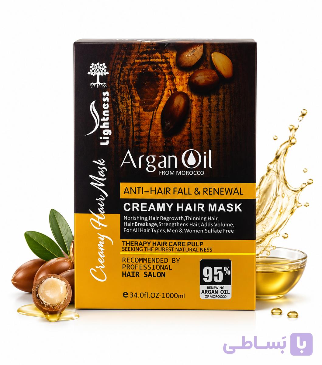 ماسک مو میگ Mige بدون سولفات حاوی روغن آرگان Argan Oil حجم 900 میل -