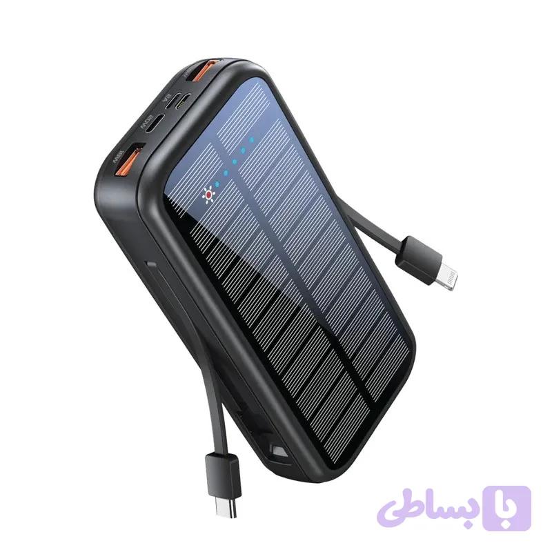 پاوربانک خورشیدی گرین لاین 16000 میلی آمپر ساعت — تصویر 1
