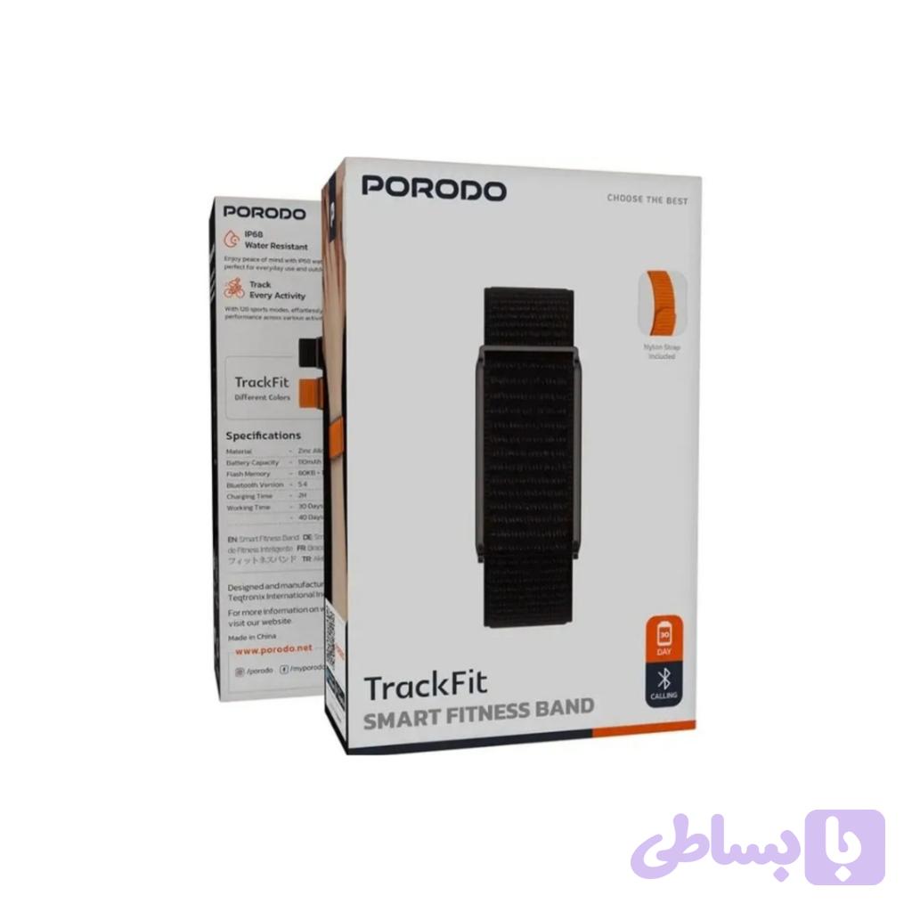 دستبند هوشمند ورزشی پورودو مدل TrackFit ضد آب IP68 — تصویر 1