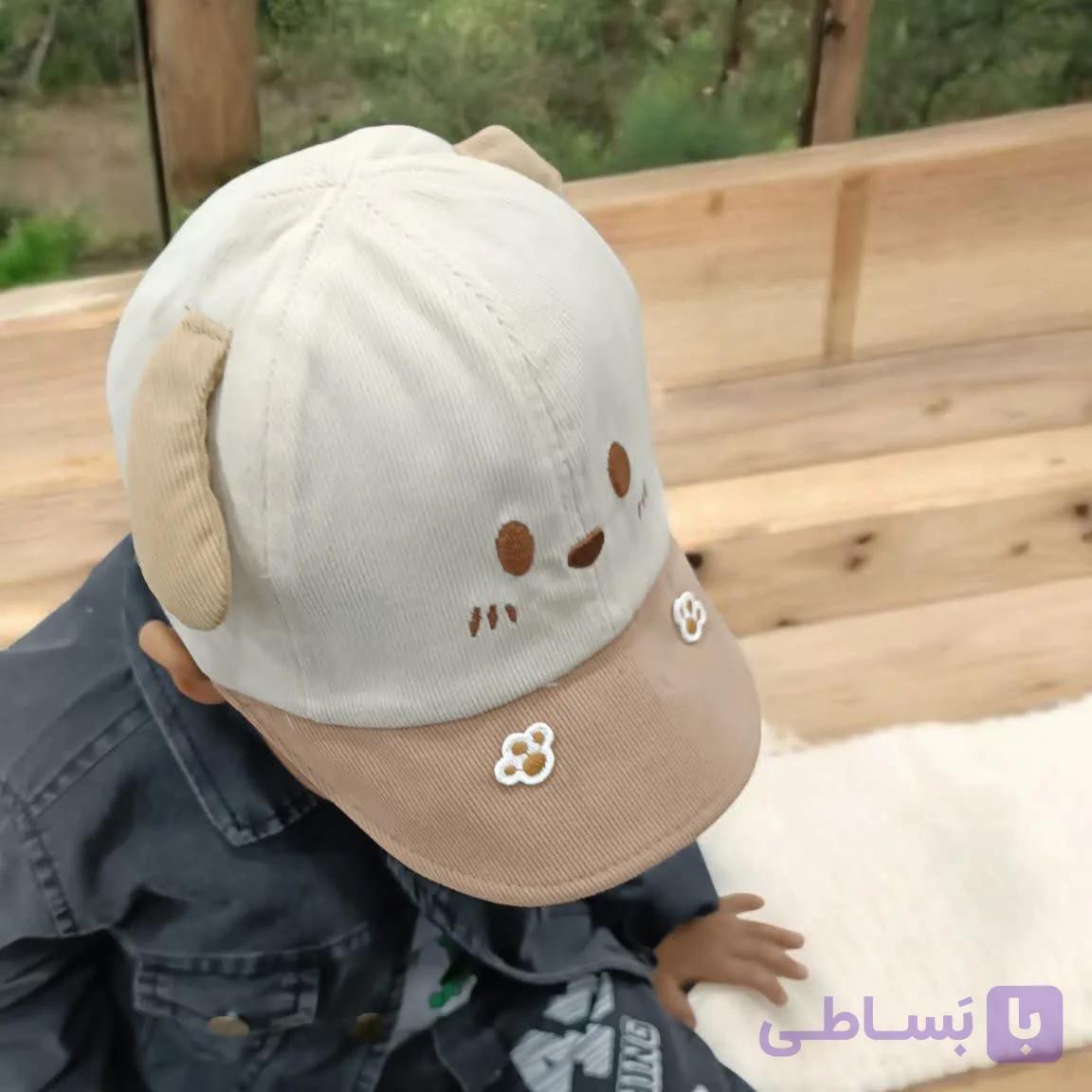 کلاه کپ مدل لب گرد هاپویی گوش‌ دار — تصویر 1