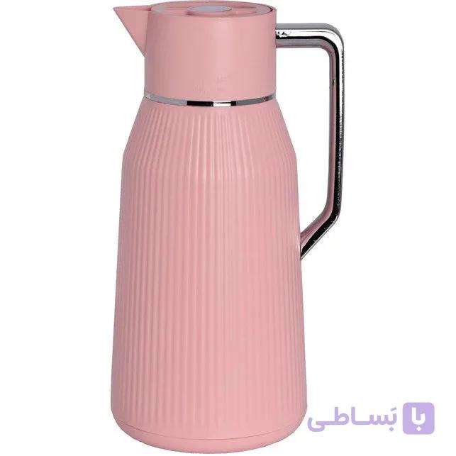 فلاسک چای شیشه صورتی 1.9 لیتری اوریو — تصویر 1