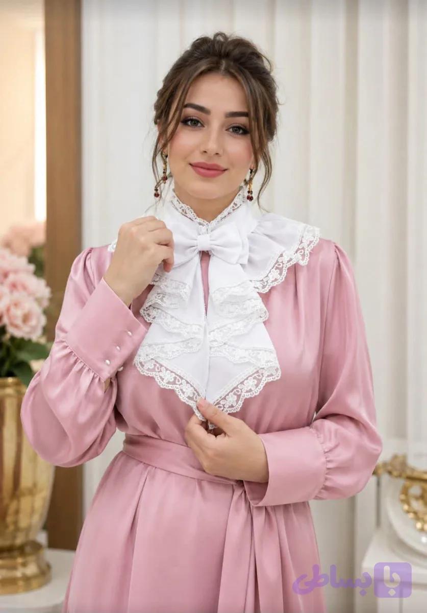 یقه حلزونی و پاپیون