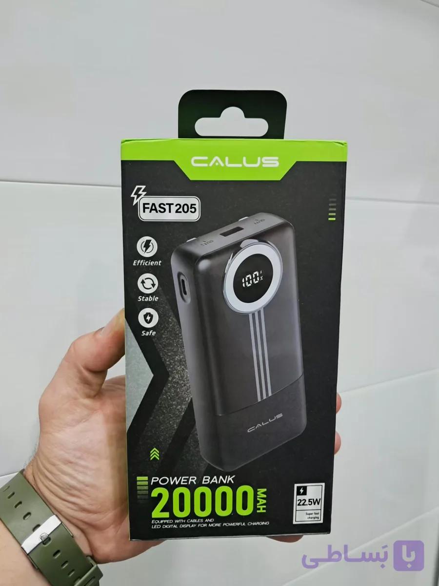 پاوربانک 20 هزار کالوس مدل FAST205 — تصویر 1