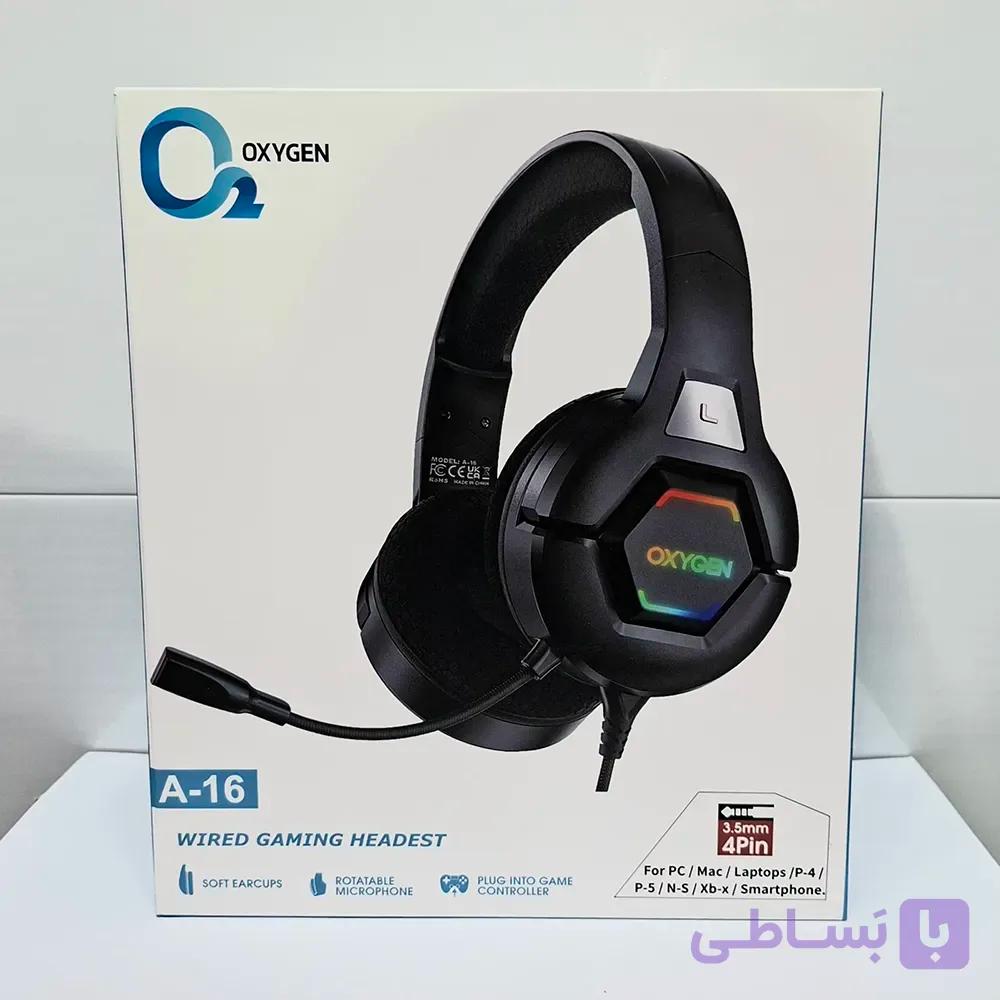 هدفون گیمینگ اکسیژن مدل A-16 — تصویر 1