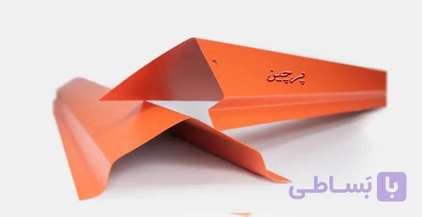 تیزه هشتی سقف شیروانی پرچین (ورق گالوانیزه با رنگ کوره‌ای) — تصویر 1