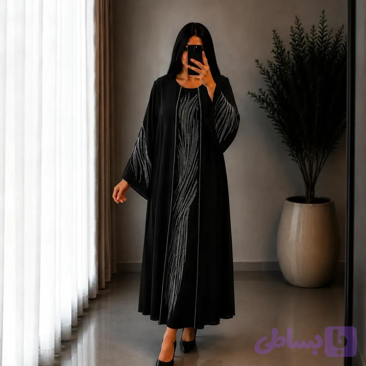 ماکسی مدل ارکیده نگین کار شده