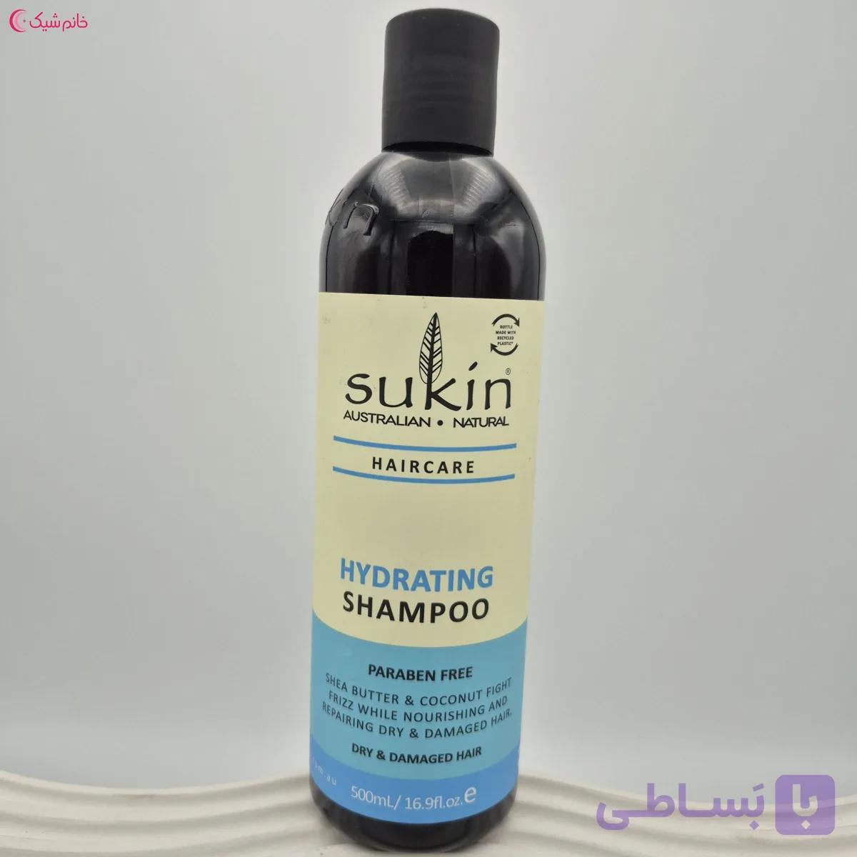 شامپو آبرسان مو سوکین اورجینال مدل Hydrating حجم 500 میلی لیتر(SUKIN)