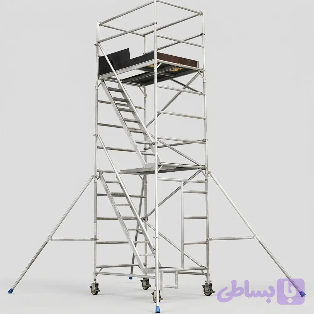 داربست فلزی متحرک چرخدار — تصویر 1