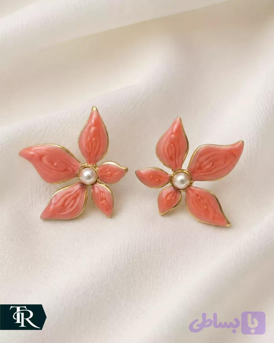 گوشواره میخی میناکاری کد65