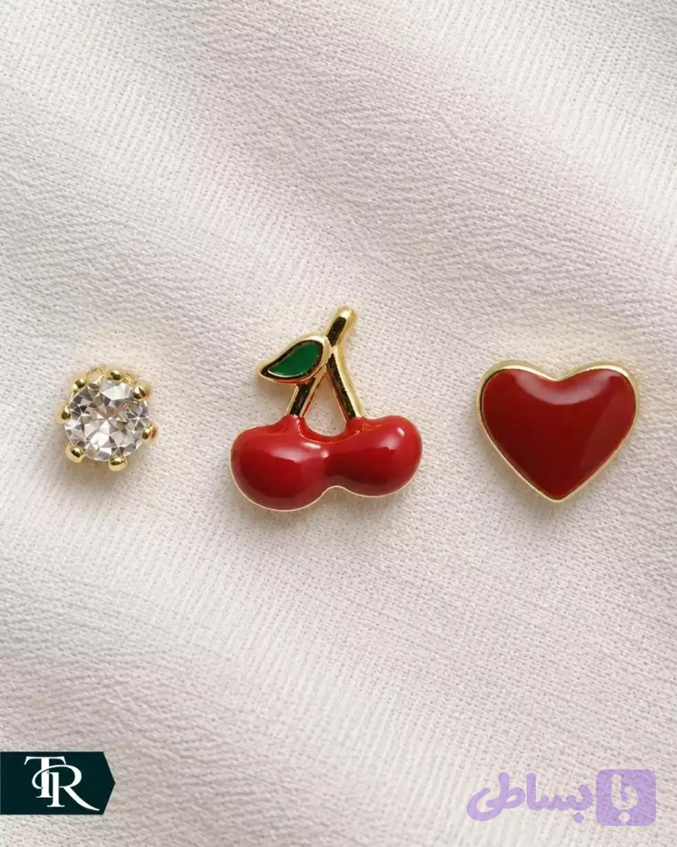 پک گوشواره میخی کد115