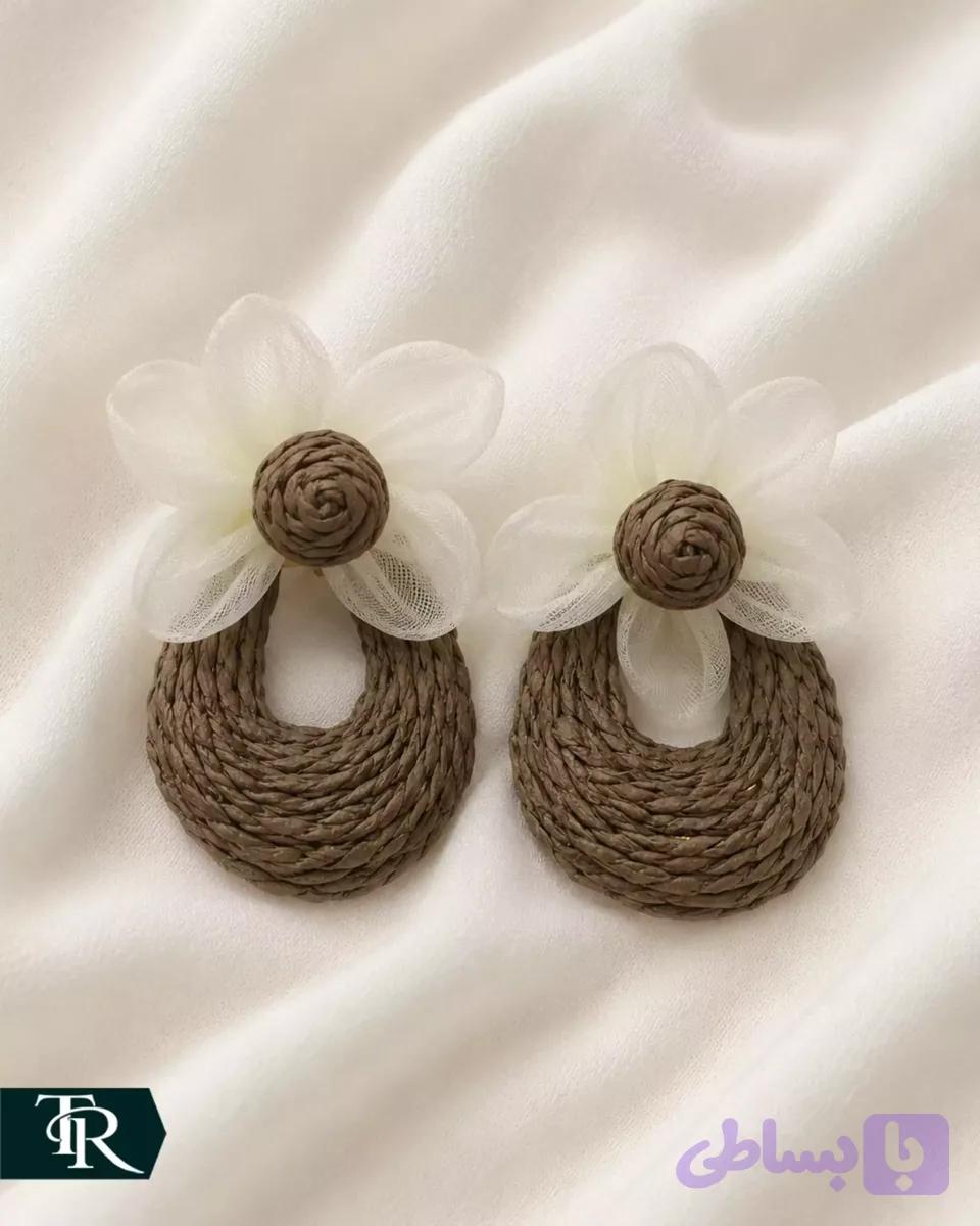 گوشواره میخی کنفی کد47