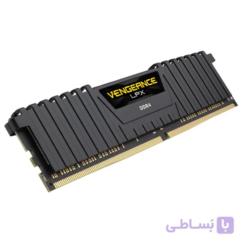 رم دسکتاپ کورسیر استوک-کارکرده مدل VENGEANCE LPX DDR4 تک کاناله ظرفیت 8 گیگابایت فرکانس 3200 مگاهرتز تایمینگ CL16 با هیت‌سینک خنک‌کننده — تصویر 1