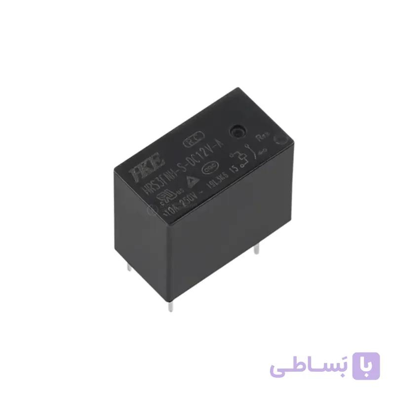 رله 12 ولت 10 آمپر 4 پایه HKE مدل HRS3FNH-S-DC12V-A — تصویر 1