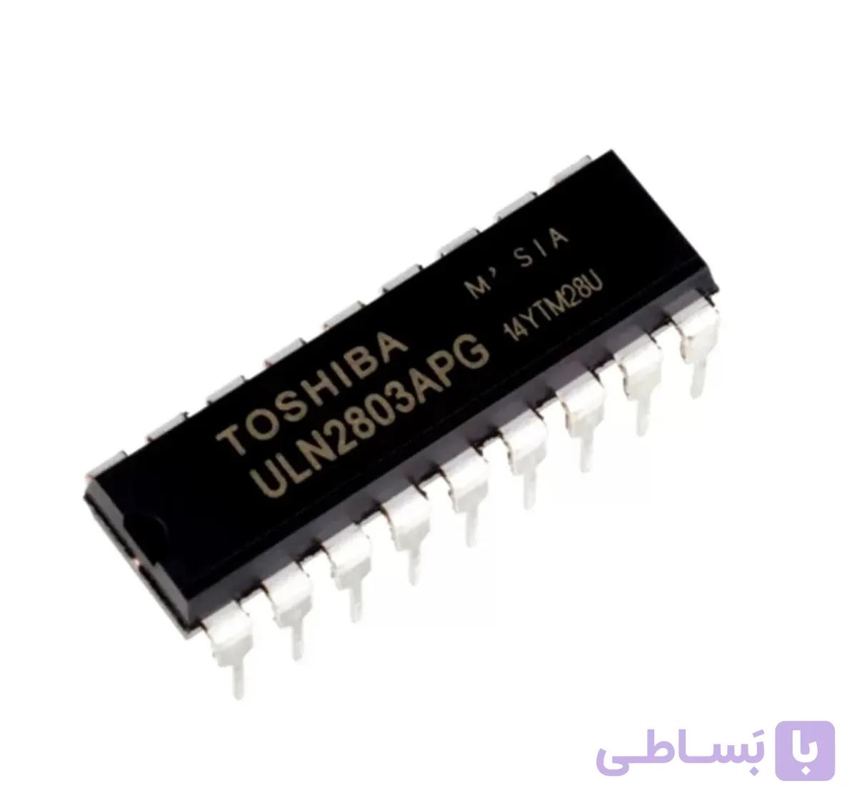 آی سی درایور 8 کانال دارلینگتون ULN2803APG با پکیج DIP-18 — تصویر 1